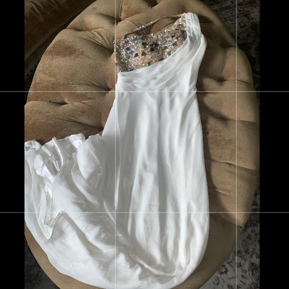 Beaded bust Prom dress